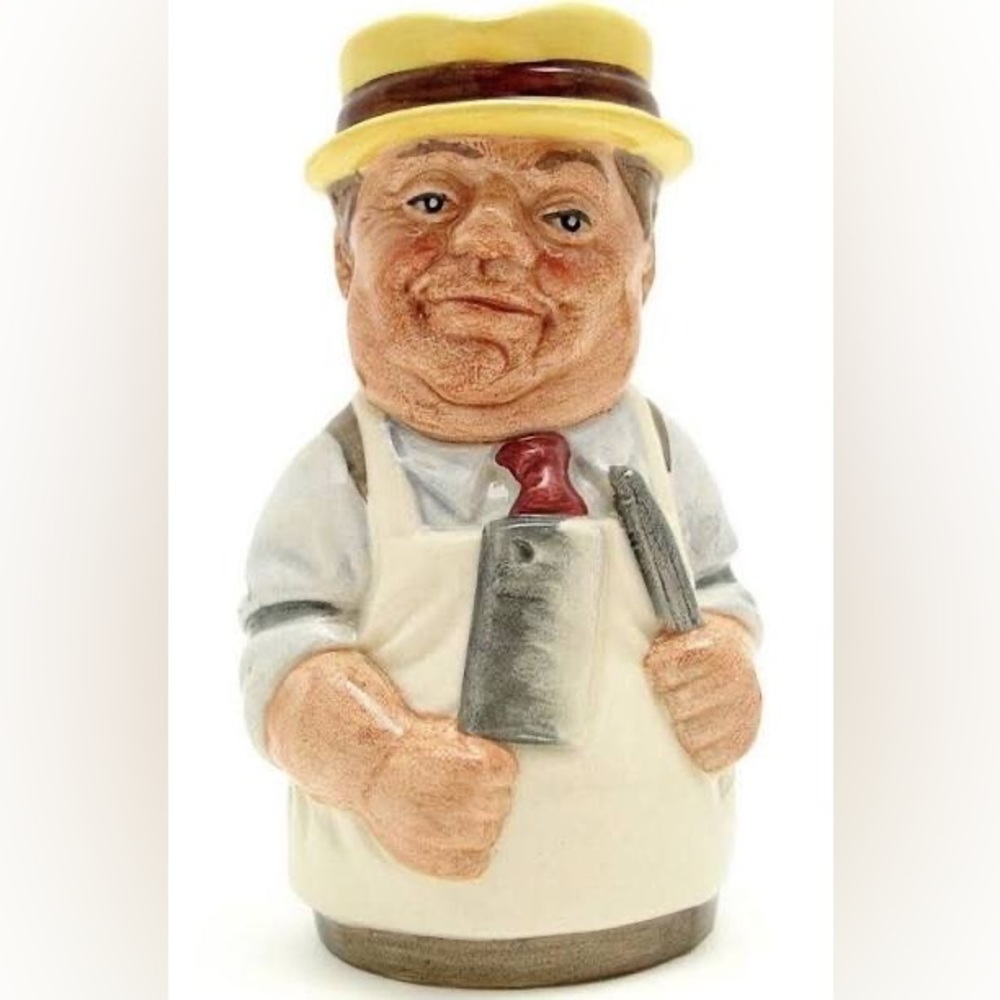 1985 Mr. Brisket the Butcher Toby Character Jug Royal Doulton small d6743